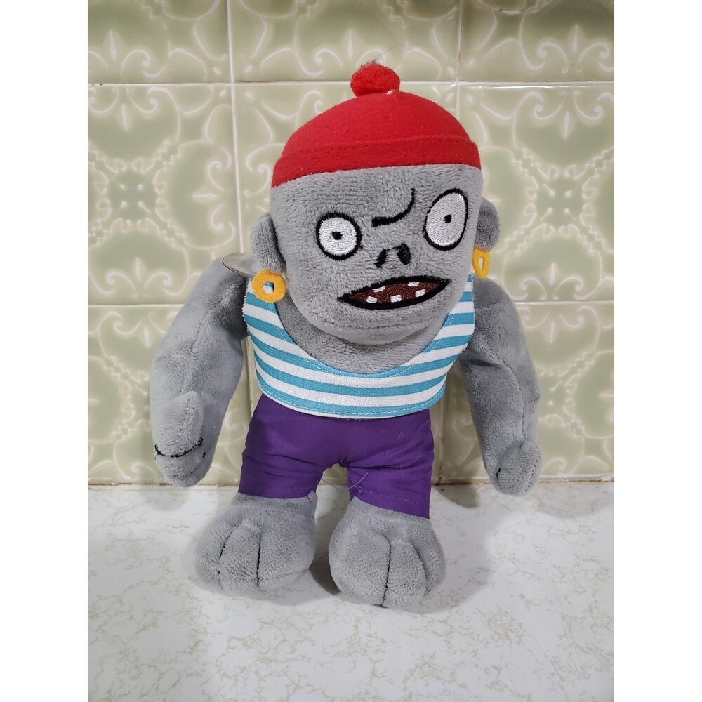 Plants VS Zombies PVZ Gargantuar The Pirate Zombie Plush Toy 8" With Suction